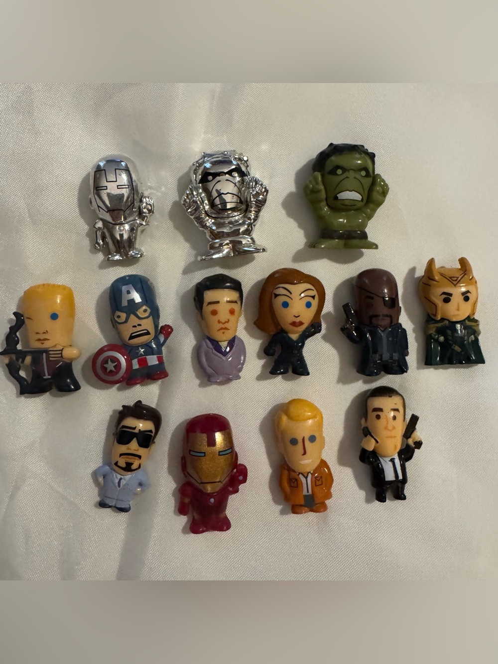 Marvel Avengers Action Figures Lot -Iron Man, Hulk, Captain America, Thor Marvel